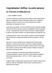 Hospitalisation d'office: nouvelle censure du Conseil constitutionnel 