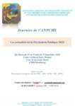 Programme Journées de l'ANPCME 2026